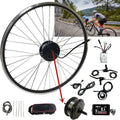Kit de Conversion Vélo Électrique pour VTT et Vélo de Route - Roue Arrière 250W à 500W - Compatible 20 à 29 Pouces, 24V à 48V