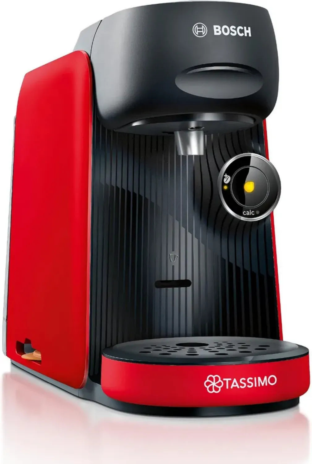 Cafetière Tassimo Finesse Rouge, Multi-Boissons Bosch, Système Intellibrew, Plus de 70 Options, IntensityBoost