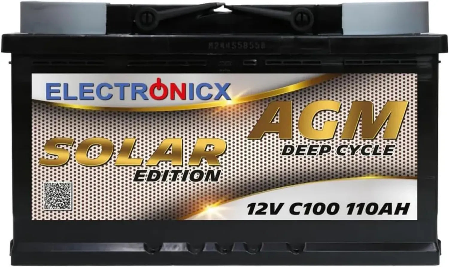 Batterie AGM 12V 110Ah pour Systèmes Solaires et Véhicules