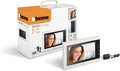Moniteur Vidéo Interne Bticino 7'' avec Mains Libres, Système 2 Fils, Blanc