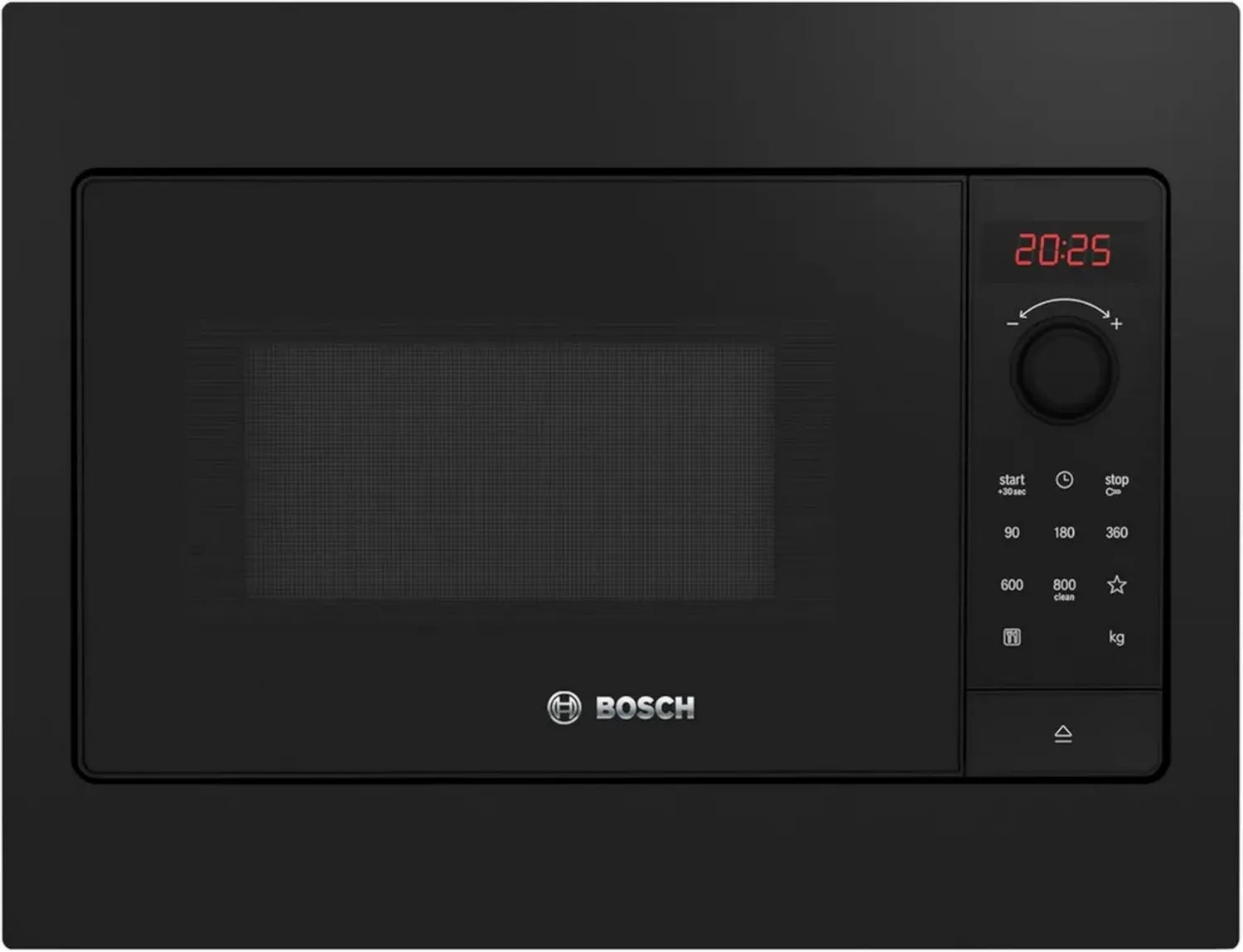 Micro-ondes Encastrable Bosch Série 2, 20L, Noir, 50x38 cm