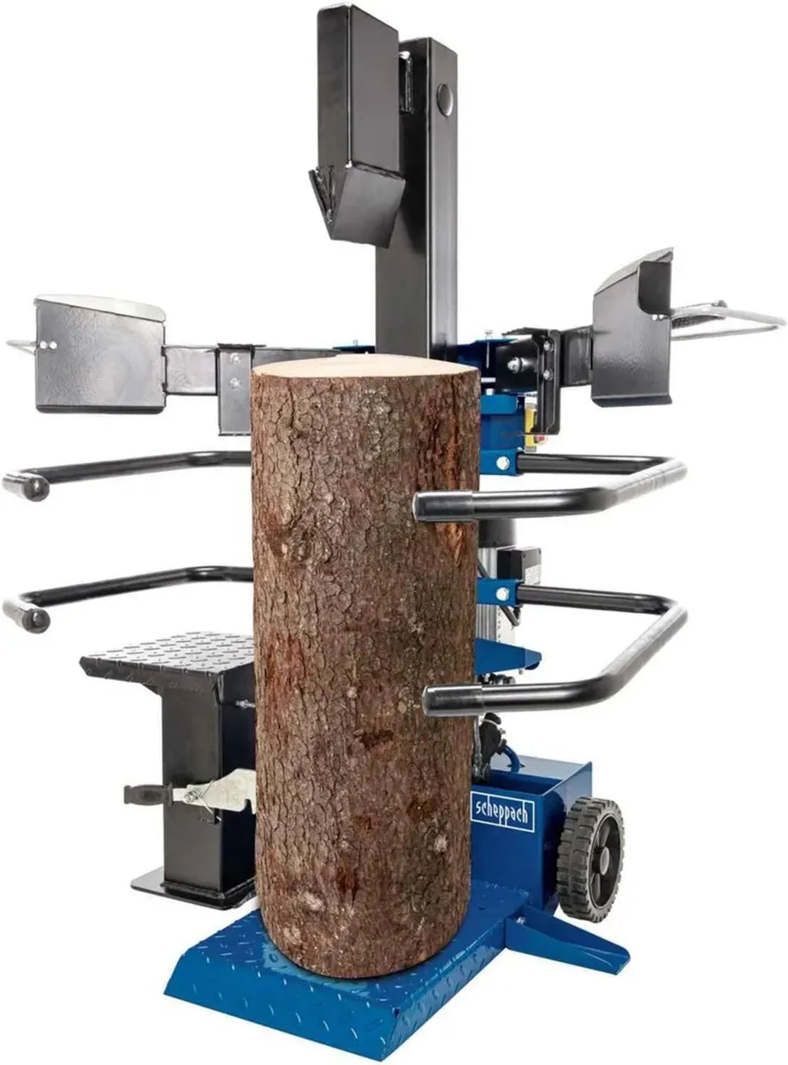 Fendeur de Bûches Vertical Compact Scheppach 8T, 400V, 3500W, Longueur Max 1070 mm, Diamètre Max 350 mm