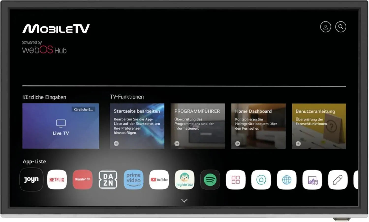 Téléviseur MobileTV 19'' - Smart WebOS pour Camping-Car - Compatible WiFi et Bluetooth - Triple Tuner - Garantie 3 Ans