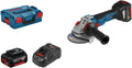 Meuleuse Angulaire Sans Fil Bosch GWS 18V-10, 2 Batteries 5 Ah, 125 mm, Coffret L-Boxx