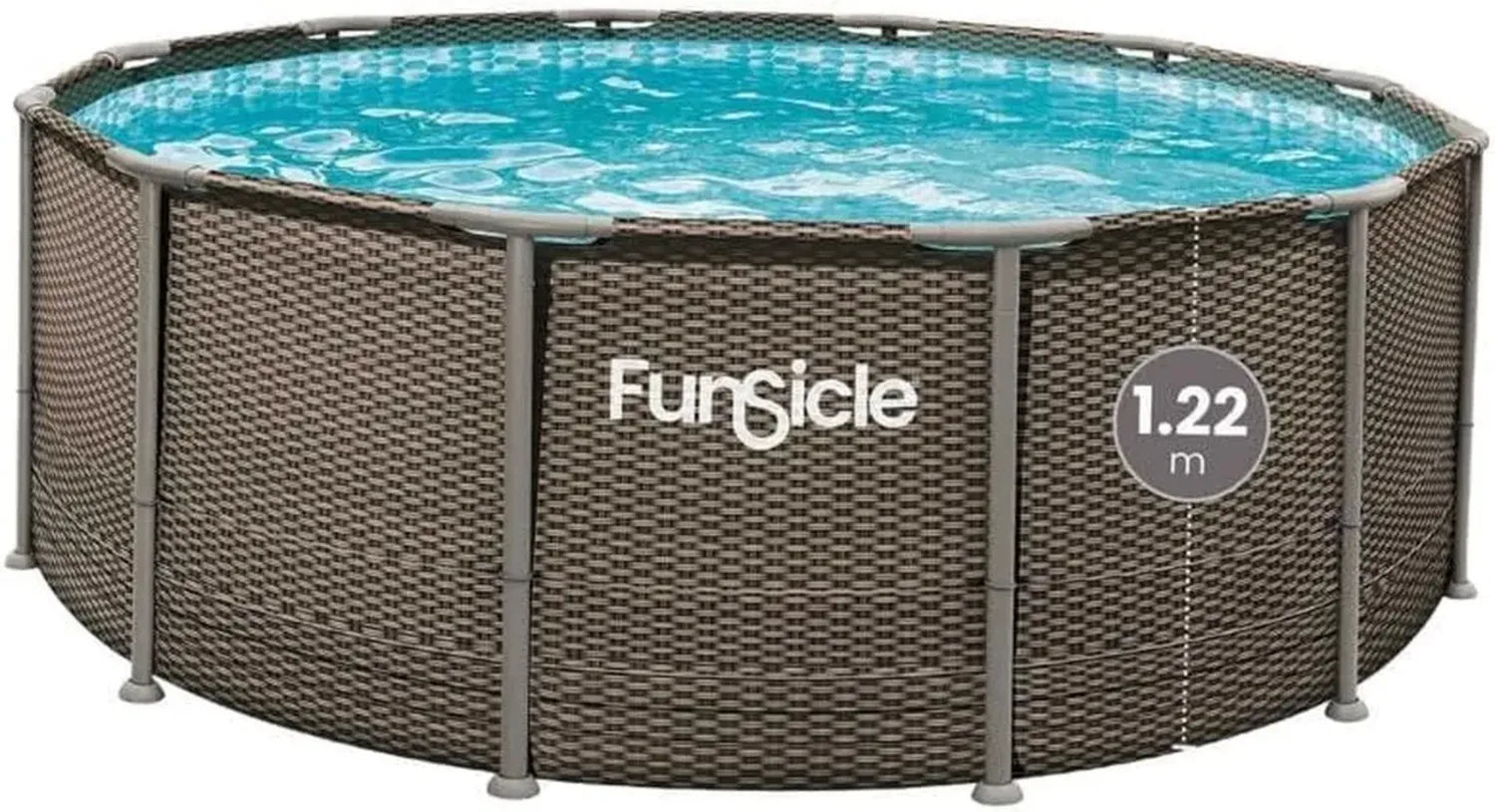 Piscine Ronde Oasis avec Hublot et Accessoires Complets 4,57 x 1,22 m