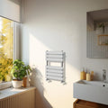 Radiateur de Salle de Bain Moderne Chromé 650x400 mm Chauffage pour Salon et Cuisine