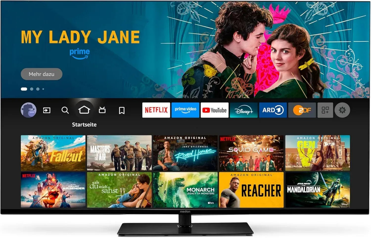 Téléviseur 4K 108 cm (43') MEDION avec HDR Dolby Vision et Fire TV