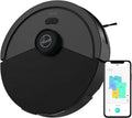 Aspirateur Robot Hoover 4000Pa, Navigation Laser, Capteur Intelligent, Tous Types de Sols, Connectivité App