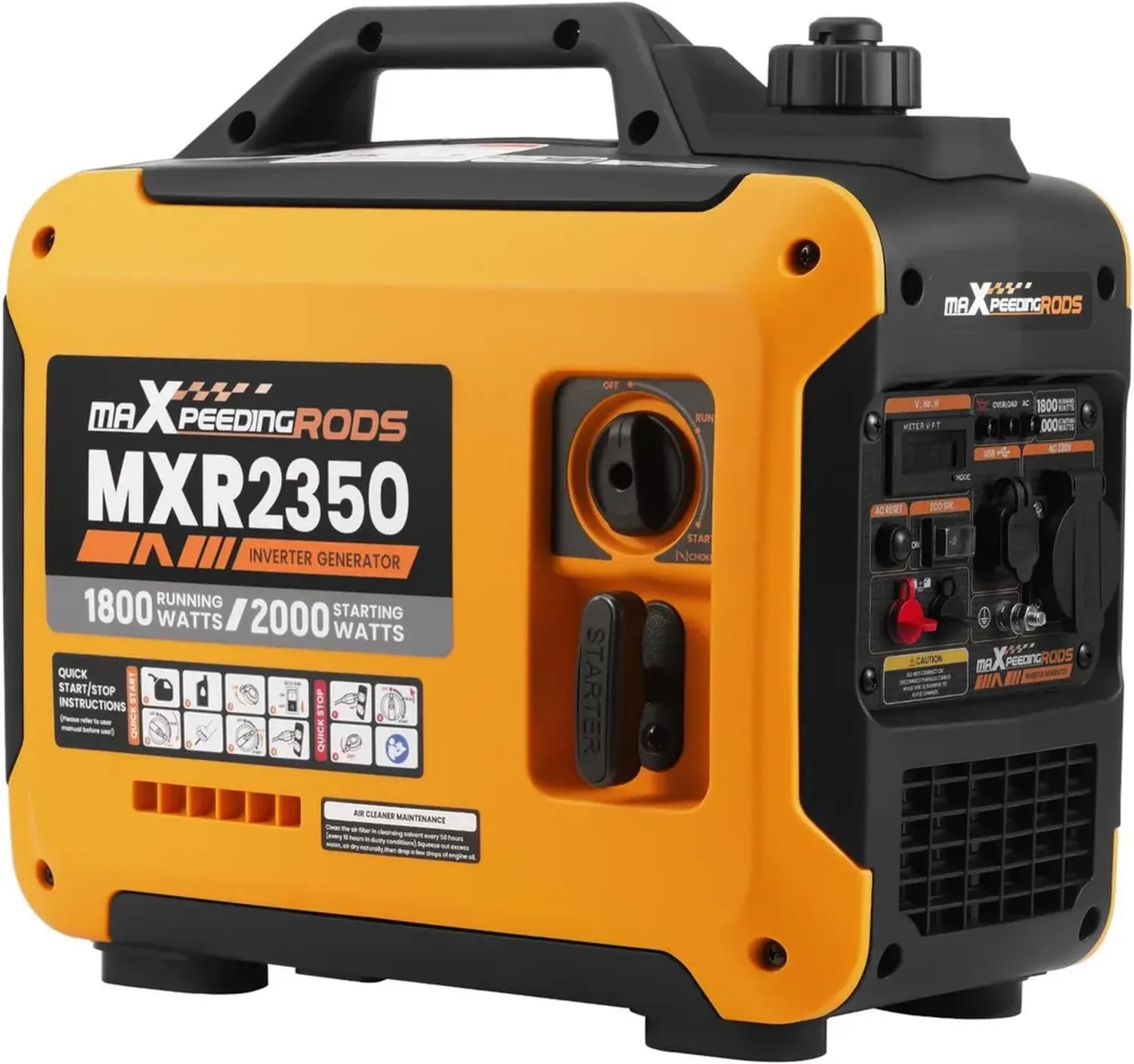 Générateur Inverter Silencieux 2000W maXpeedingrods pour Camping et Caravanes