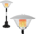 Chauffage d'Extérieur Portable 4000W, Parasol Chauffant avec Température Réglable et Tuyau de 2M, Idéal pour Terrasse et Jardin