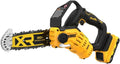 Kit Tronçonneuse d'Élagage Sans Fil Dewalt 20V MAX, Moteur Sans Balais, 8 pouces, Batterie Lithium-Ion 3 Ah