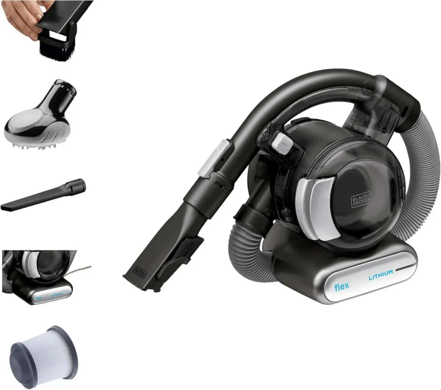 Aspirateur sans Fil Black + Decker 20V Max avec Brosse pour Animaux