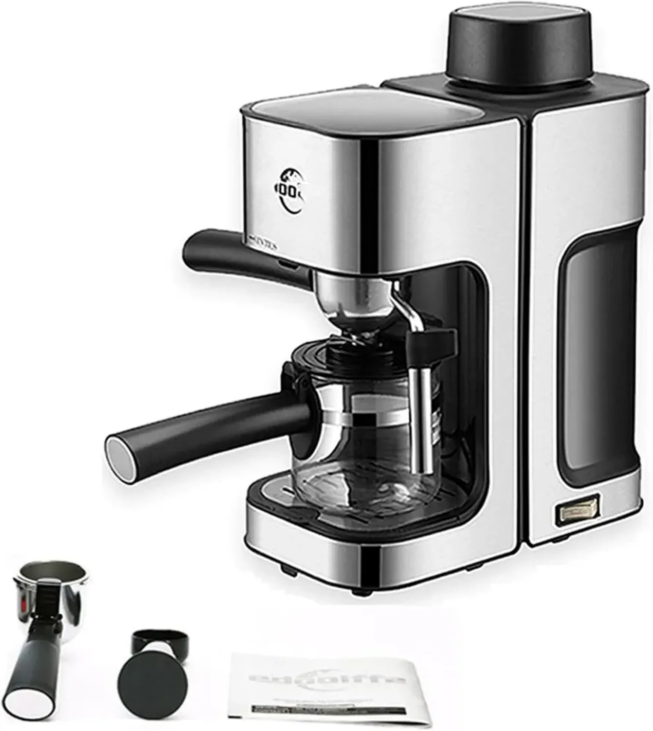 Machine à Expresso Automatique avec Broyeur Intégré - Cafetière Isotherme Noire