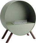 Frankystar Vénus - Cheminée au sol design avec pieds en pin 60x72x30 cm