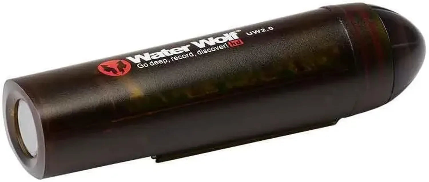 Caméra d'Action Sous-Marine Water Wolf 2.0 WiFi – 1080P HD, Grand Angle 120°, Étanche jusqu'à 100 m, Accessoires Inclus