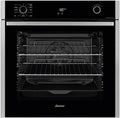 SAUTER SOP6214LX - Four Pyrolyse 73L - 8 Modes de Cuisson - Guide 15 Recettes - Programmateur LED - Gril 4 Niveaux - Inox