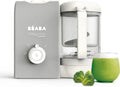 BEABA Robot Culinaire Bébé 4 en 1, Cuisson Rapide 15min, Mixage Personnalisé, Cuiseur Vapeur Douce, Décongélation Facile, Capacité 1250 ml, Gris Velours