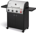 Barbecue à Gaz Enders Chicago Next 4 R Turbo, 4 Brûleurs Inox, Capot Double Paroi, Étagère Latérale Amovible, 13 kW, Switch Grid, Zone Turbo 800°C