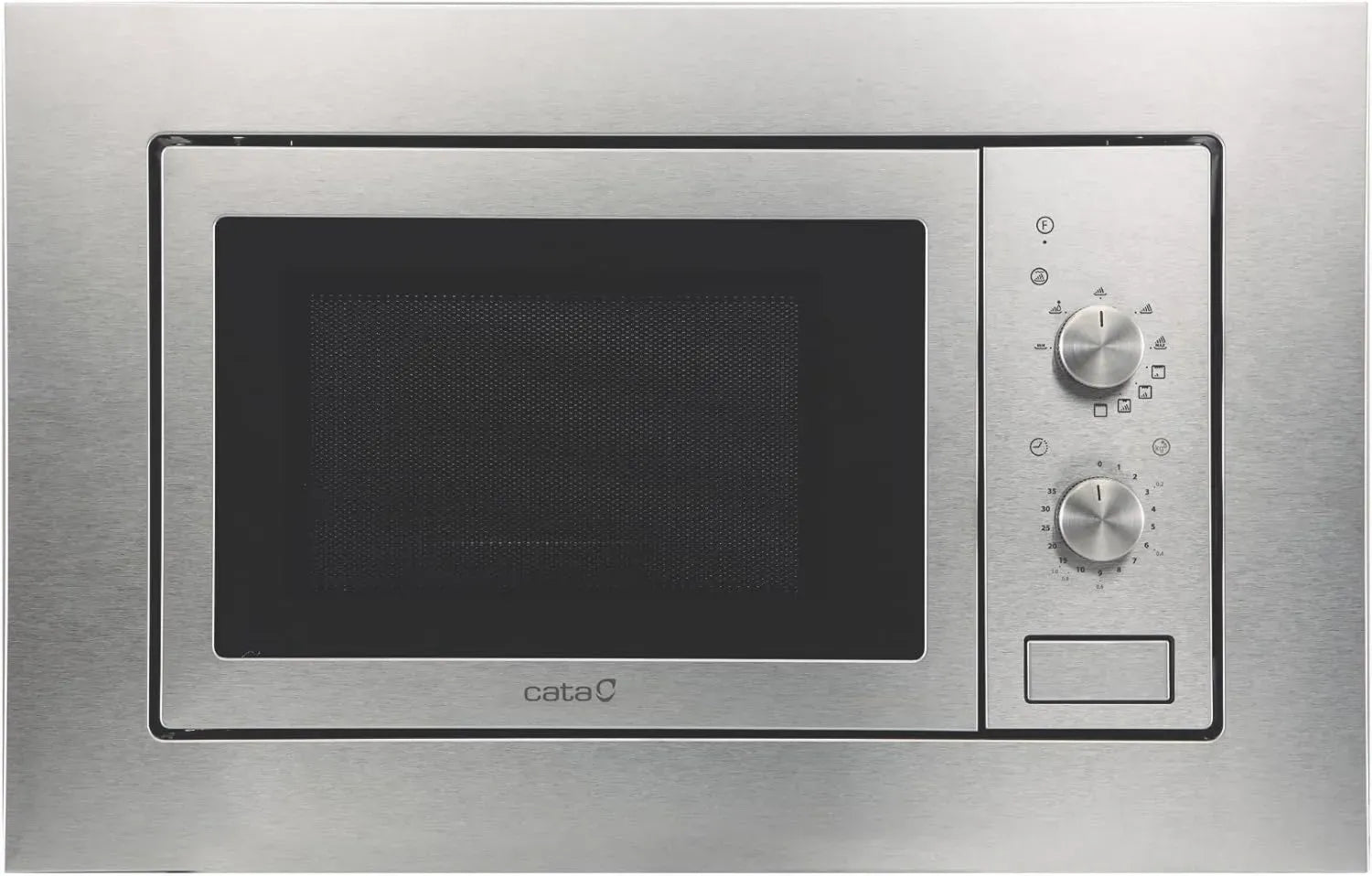 CATA Micro-ondes Encastrable 20L Inox avec Gril 1000W et Minuterie