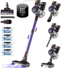 Aspirateur Balai sans Fil 45 000 Pa, Écran Tactile, HEPA H13, Brosse Anti-Nœuds, 50 Min d'Autonomie, Sols Durs et Tapis