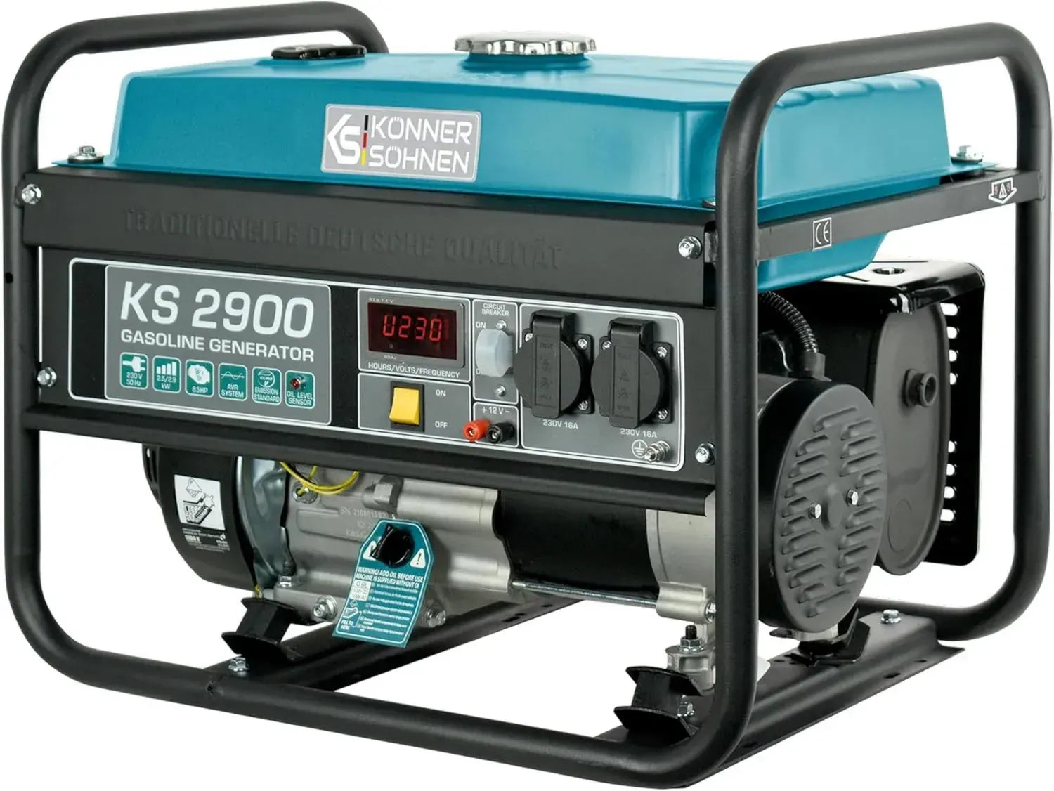 Générateur à Essence K&S 2900W avec AVR et Protection Surcharge