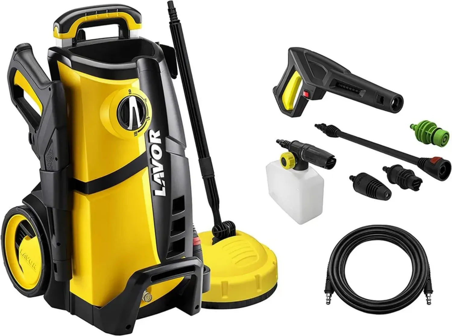 Nettoyeur haute pression LAVOR LVR4 150 WPS, 150 Bar, 480 l/h, avec programmes de lavage et accessoire sol