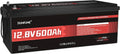 Batterie Lithium Lifepo4 12V 600Ah avec BMS 200A pour Système Solaire et Camping-Car