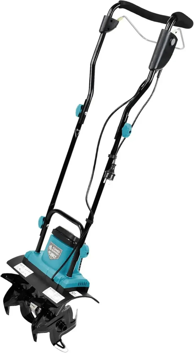 Motobineuse Électrique 1000W, Fraises Métalliques, Largeur 36 cm, Profondeur 22 cm