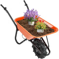 Chariot Électrique VEVOR 500W, Benne Basculante Motorisée, Capacité 150 kg, Jardin et Extérieur