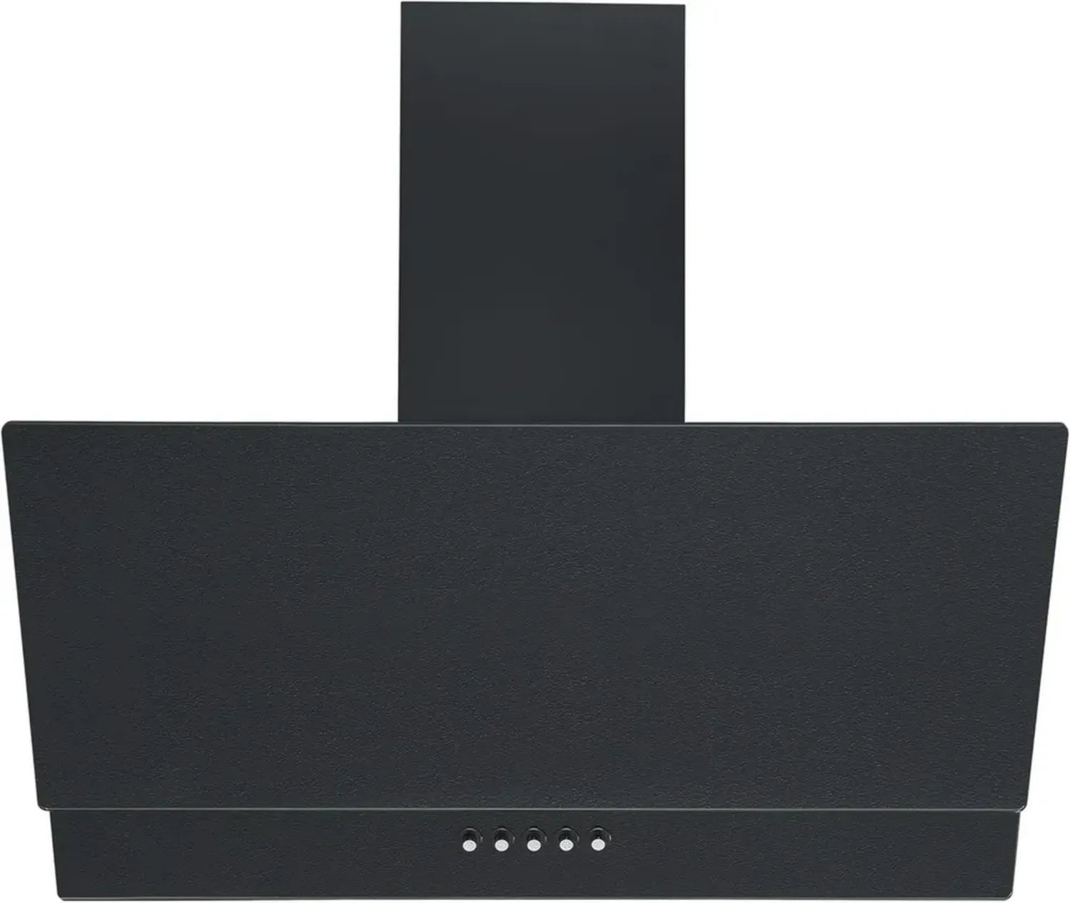 Hotte aspirante murale 60 cm noir mat avec écran en verre, A+, évacuation ou recyclage, débit d'air 298 m³/h, silencieuse