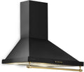 Hotte murale Klarstein Montblanc, 3 vitesses, débit max 610 m³/h, 60 cm, noir