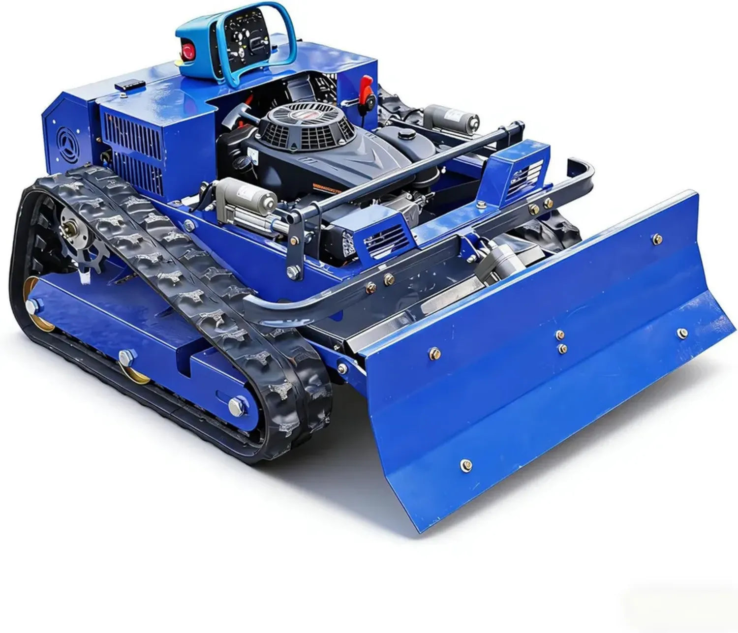 Tondeuse Robotisée Hybride 4x4 avec Pelle à Neige, Système Télécommandé Électrique