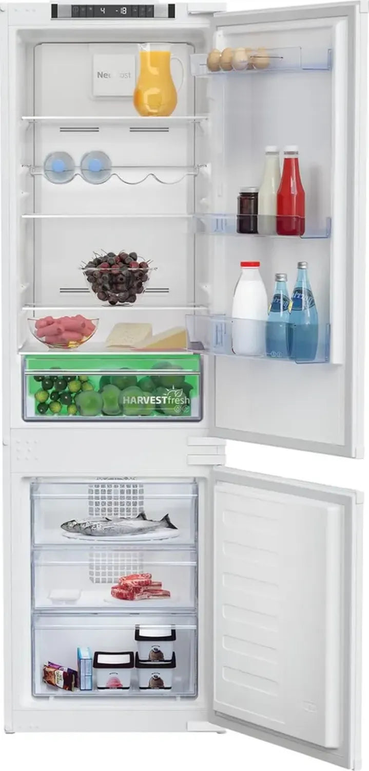 Réfrigérateur combiné encastrable Beko 178 cm avec congélateur inférieur