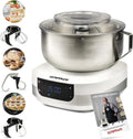 Robot Pâtissier Planétaire G3 Ferrari, 1500W, 5L, Bol Inox avec Poignée, Écran Digital, 5 Vitesses, Minuteur, Livre de Recettes