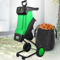 Broyeur Électrique de Jardin 2400W, Comprend Sac à Débris 50L, Coupe Max 39mm, 4500 tr/min