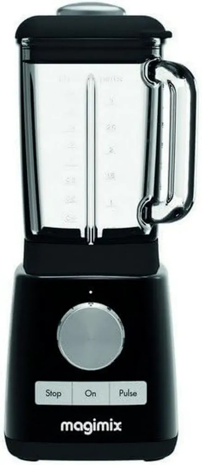 Blender Magimix 1,8 L 1200W avec Bol en Verre - Noir