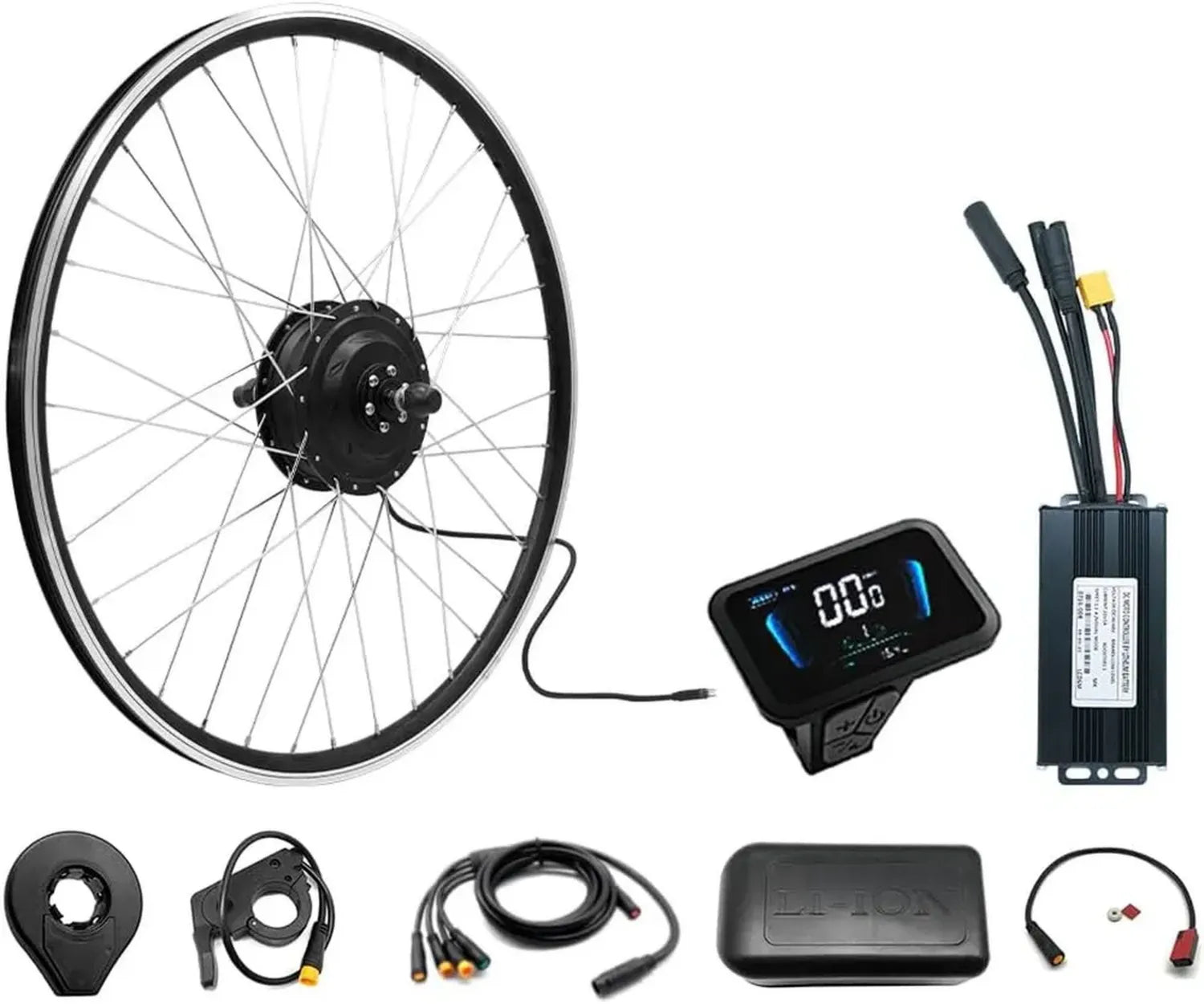 Kit de Conversion Vélo Électrique 48V 500W E-Soulbike - Moteur de Moyeu Arrière pour Vélos de 26 à 29 pouces