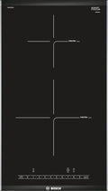 Plaque à induction Bosch Série 6, 2 zones, 30 cm, Noir
